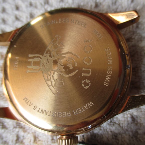 GUCCI G-Timeless Hologram Bee & Butterfly Motif Watch, Limited Edition YA1264109 - Picture 3 of 8